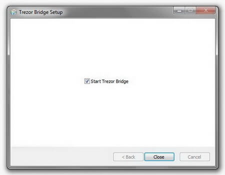 Start Trezor Bridge