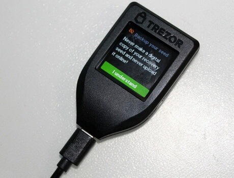 Backup your seed on Trezor