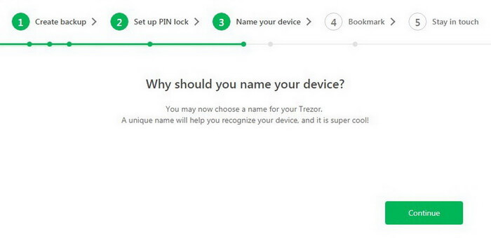 Your Trezor name