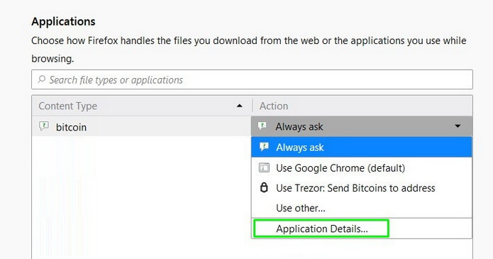 Mozilla Firefox application details