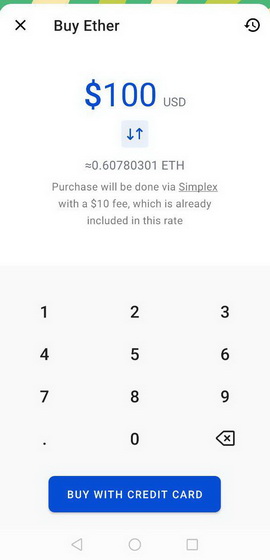 buy ether 100 usd