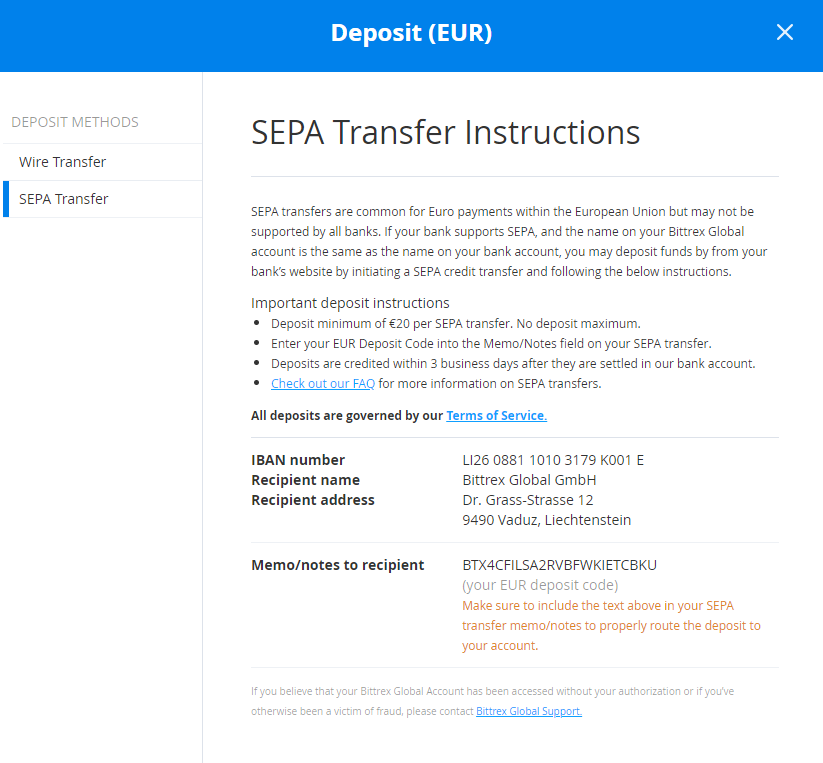 transfer bittrex to binance