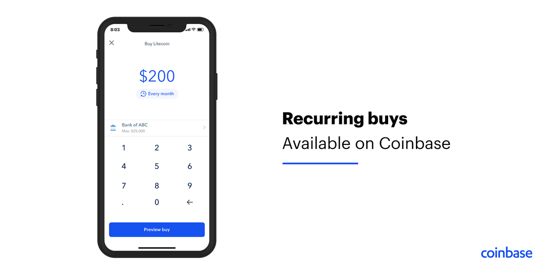 set up recurring buy coinbase