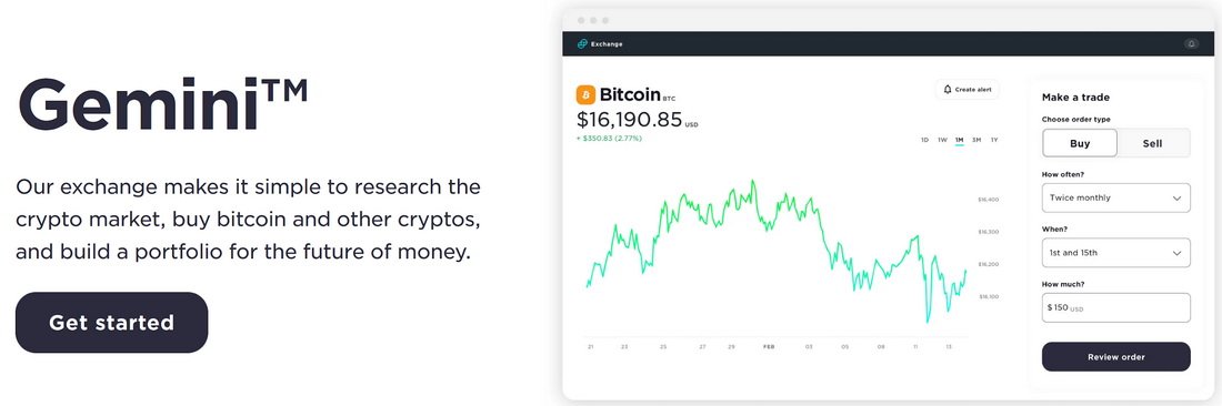 gemini blockchain stock