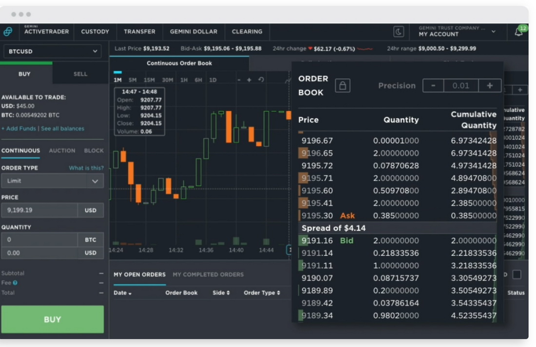 gemini exchange interest