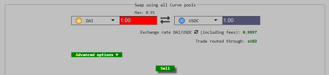 stablecoin swap