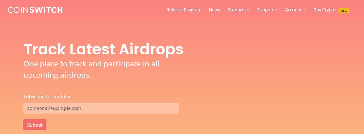 track latest airdrops