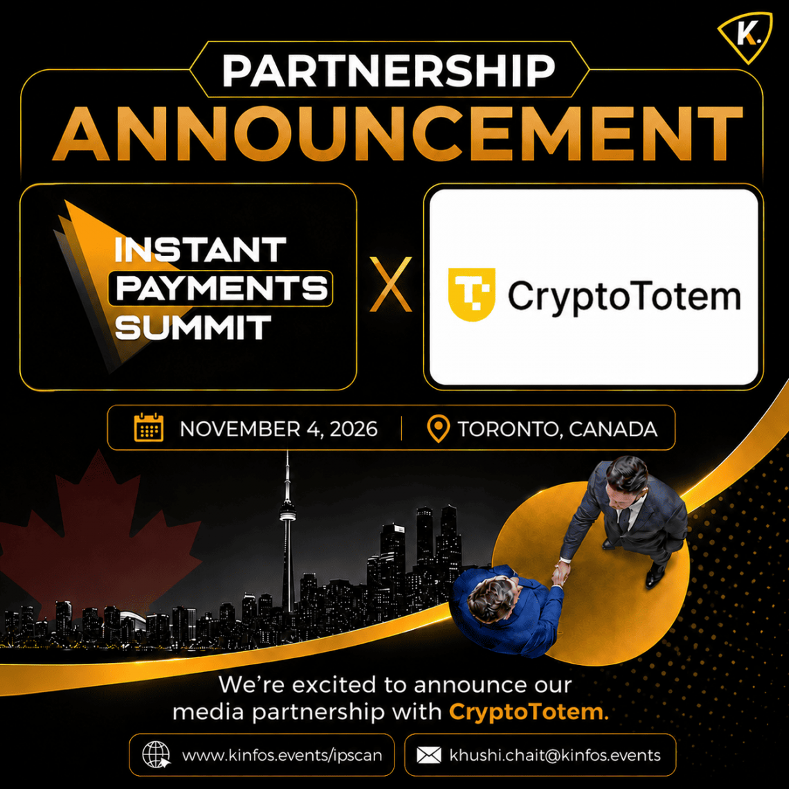 Instant Payments Summit Canada PR